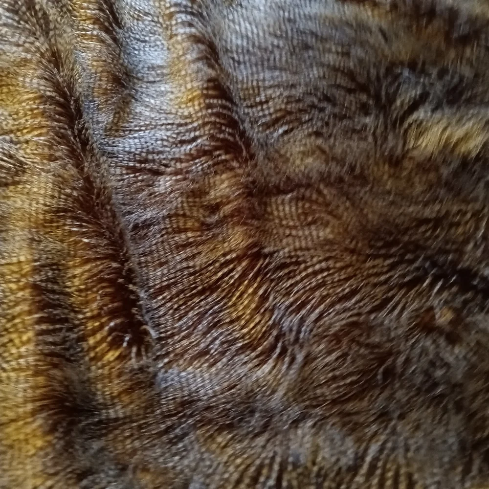 Williams-Sonoma Home Brown Owl Faux Feather Throw Blanket